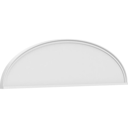 Ekena Millwork Elliptical Smooth Architectural Grade PVC Pediment, 78"W x 20-1/2"H x 2"P PEDPS078X205ELL00